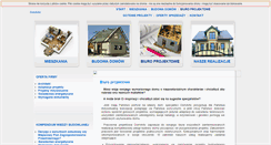 Desktop Screenshot of biuroprojektowe.domartic.pl
